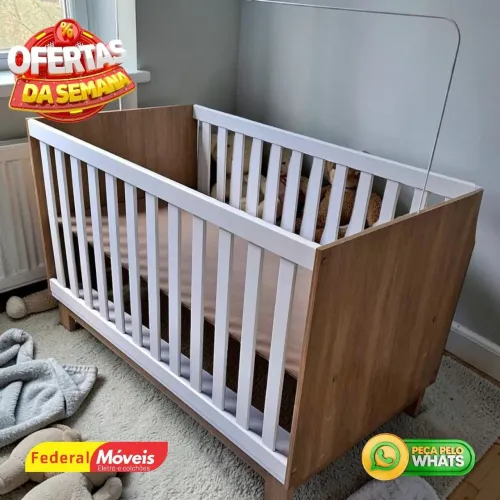 Berço de Bebê Americano (Novo) - Fazemos Entregas 