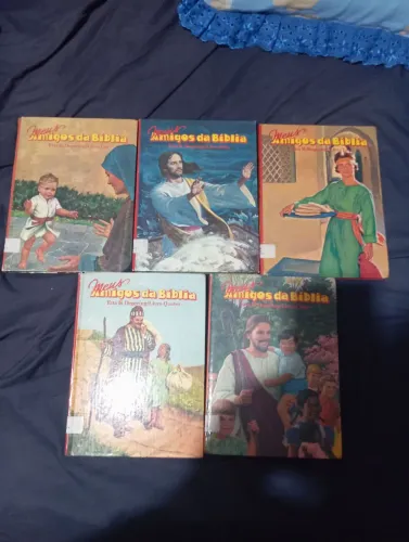 Livros amigos da bíblia completo 1 ao 5