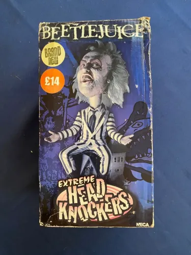 Beetlejuice NECA Head Knocker Original 2008 - Boneco Colecionável + Caixa