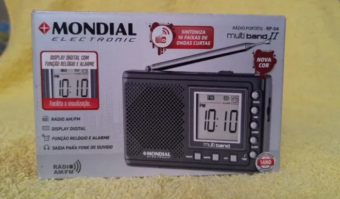 Rádio multi bandas Mondial RP04 novo!