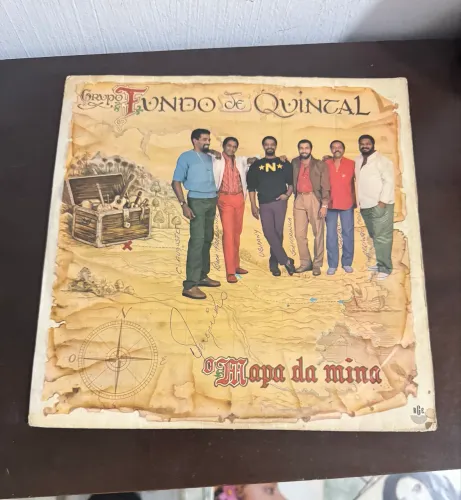 Disco de vinil lp fundo de quintal o mapa da mina