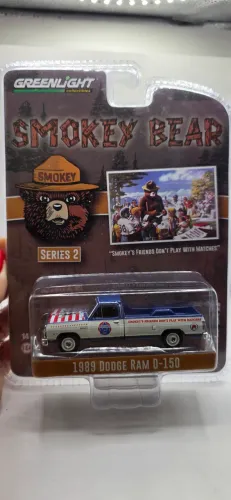 Greenlight Smokey Bear 1989 Dodge Ram