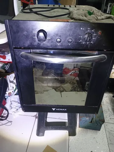 Forno a gaz com grelha elétrica