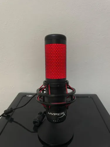 Microfone Condensador Gamer HyperX QuadCast USB