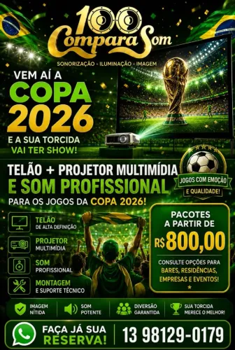 Telão para Jogos da Copa