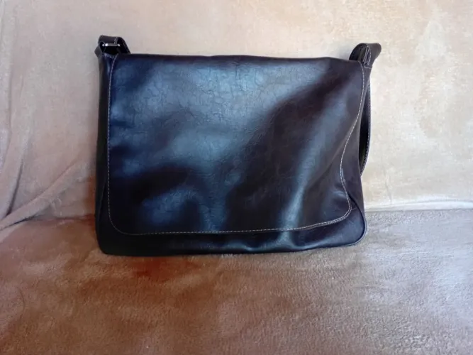 Bolsa de couro masculina