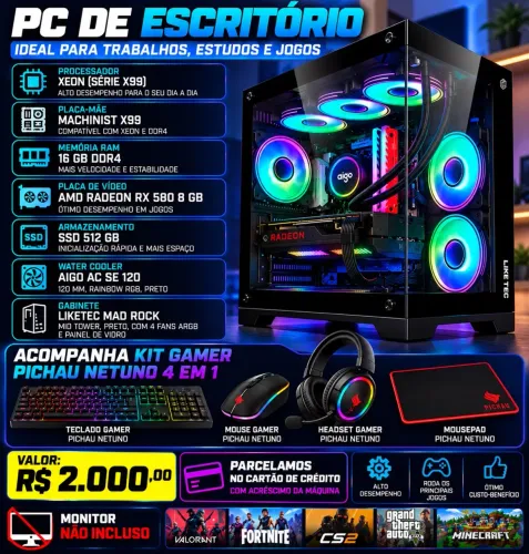 PC DE ESCRITÓRIO À VENDA - R$ 2.000,00!