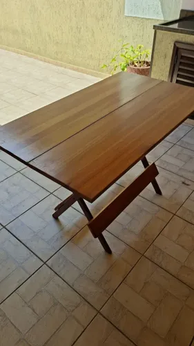  2 Mesa 1,20 mts x 70 com 8 cadeiras excelente estado de conservação 