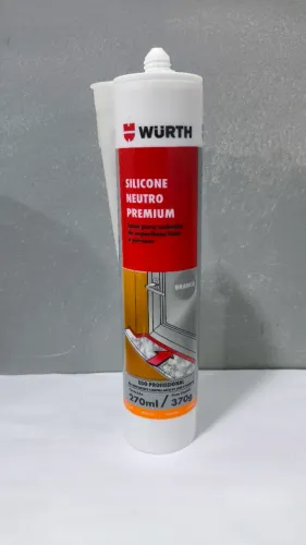 Würth Silicone Neutro Premium Branco 270ml Original Lacrado