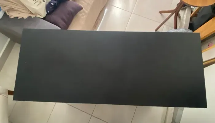 Armario multiuso preto 3 portas
