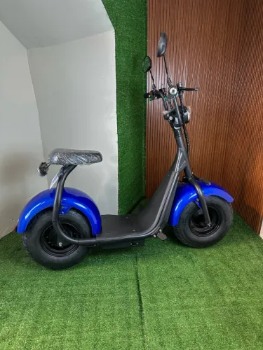 Scooter moto eletrica Tui 1000w azul autopropelido