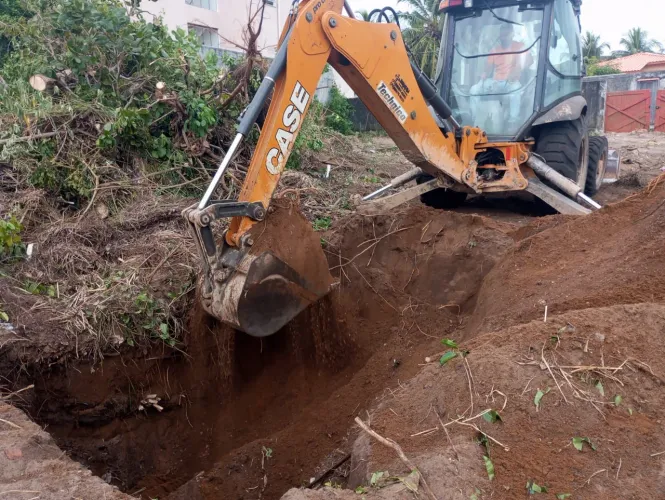 Serviço de limpeza de terreno demolição e terra planagem