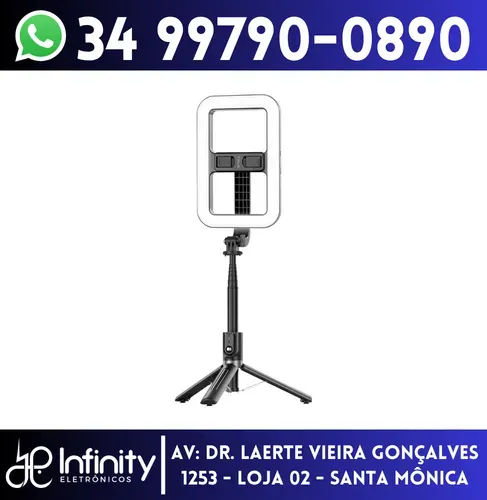 Ring Light Led Para Fotos Vídeos Com Controle Bluetooth