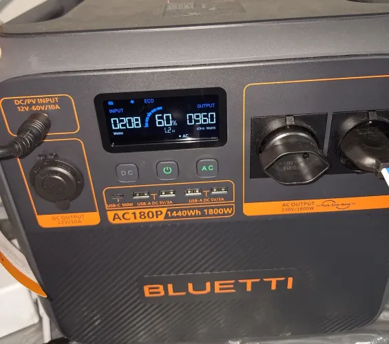 BLUETTI ac180p 5 anos de garantia