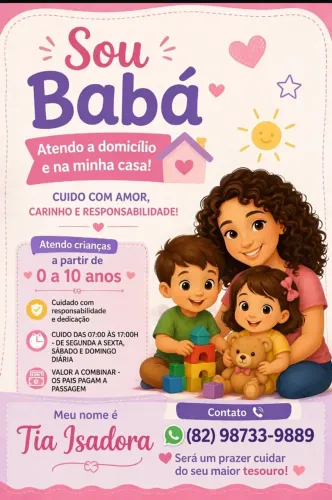Estar procurando uma babá ?