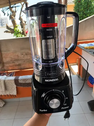 Liquidificador Mondial Turbo 500W 2,2L - NOVO, NUNCA USADO