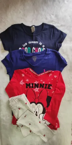 lote 4 peças infantil menina 10 anos