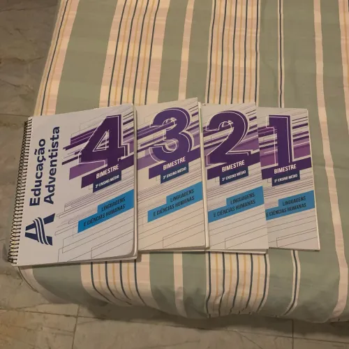 Kit completo Linguagens e ciências humanas para o 3° do ensino médio Adventista 
