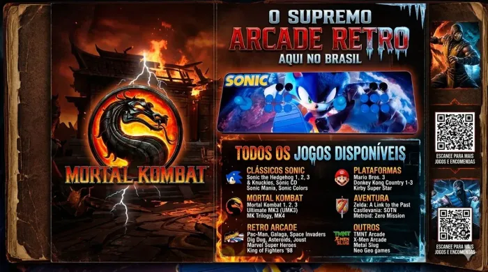 Fliperama portátil