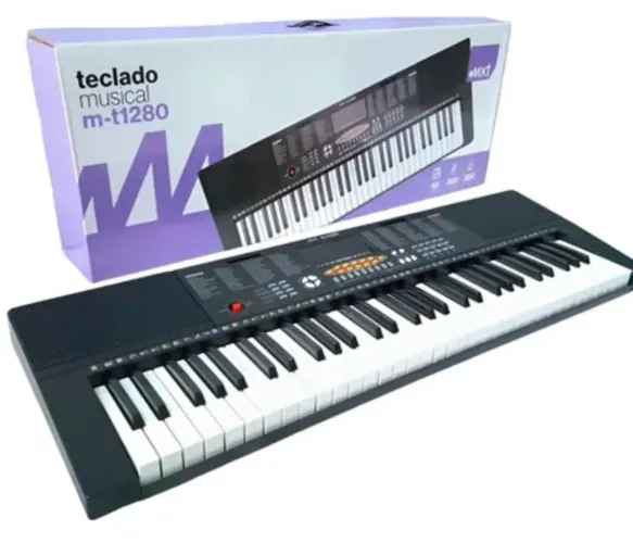 Teclado musical MXT 1280 + pedestal 