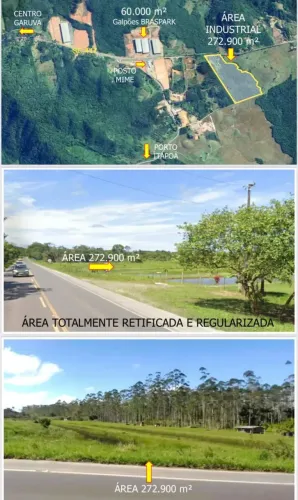 Área à venda em Garuva, a caminho do Porto de Itapoá - SC