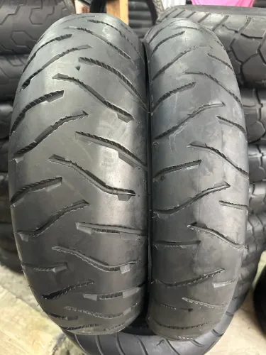 PAR DE PNEU DE MOTO MICHELIN ANAKEE 3 120/70-19+170/60-17 Bons para uso