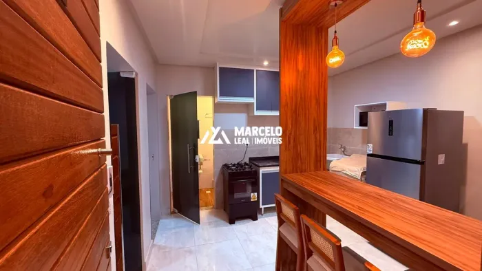 Alugo apartamento 2 quartos 100% mobiliado no Loteamento Porto seguro no Bairro