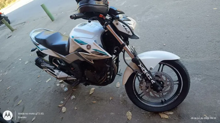 fazer 250 blue frex . em ponto de transferência..
