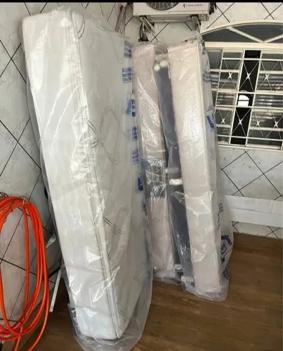 Cama de casal box bipartido