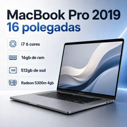 Macbook Pro 16pol 2019 - Excelente estado!