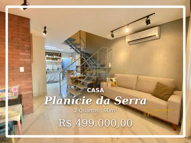Charmosa casa em Planície da Serra - Venha conhecer seu novo lar em condomínio!