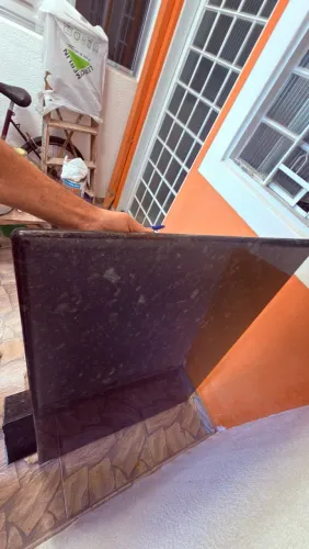 Mesa de pedra verde Ubatuba