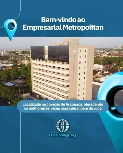 Alugo Sala Comercial com e Sem Mobília no Empresarial Metropolitan. Av Ceci Cunha - Arapir