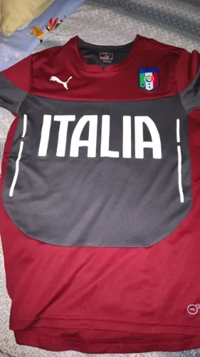 Camisa Seleção Italiana 2014-15 Treino Vinho