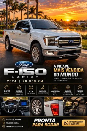 Ford F-150 Lariat 4X4 5.0 V8 2024