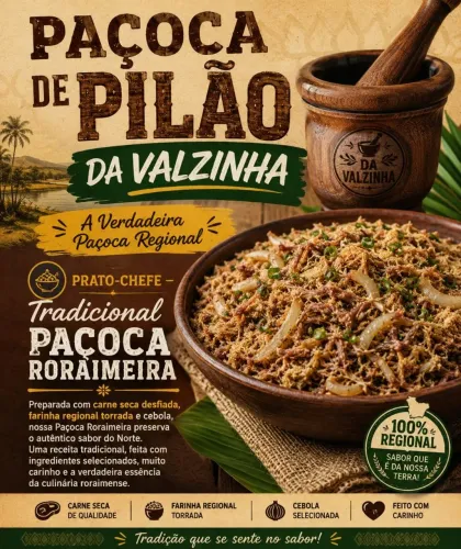 Paçoca de Pilão da Valzinha