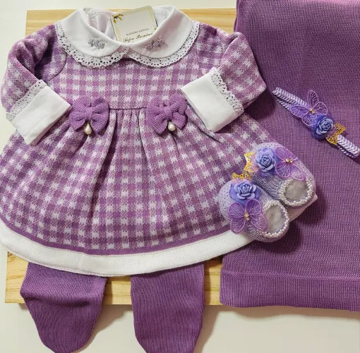 Saída maternidade Tricot antialérgico 