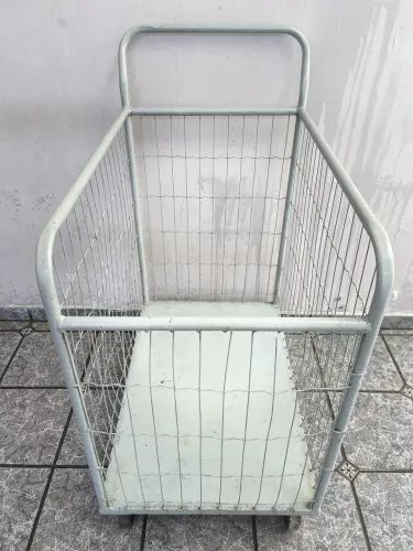 Carrinho de abastecimento em aço carbono leve capacidade 250 kgs