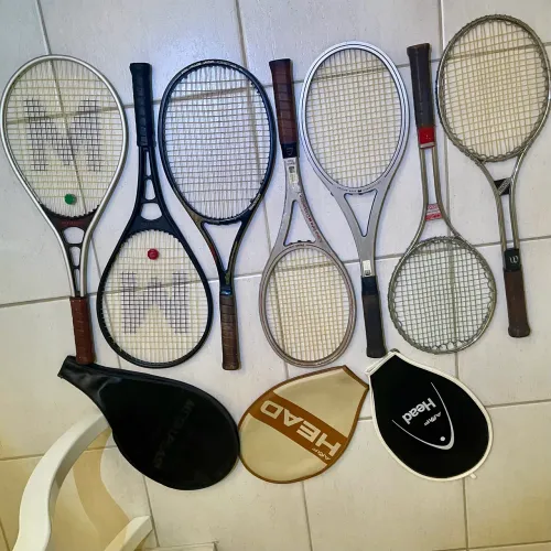 Combo de raquetes de coleção