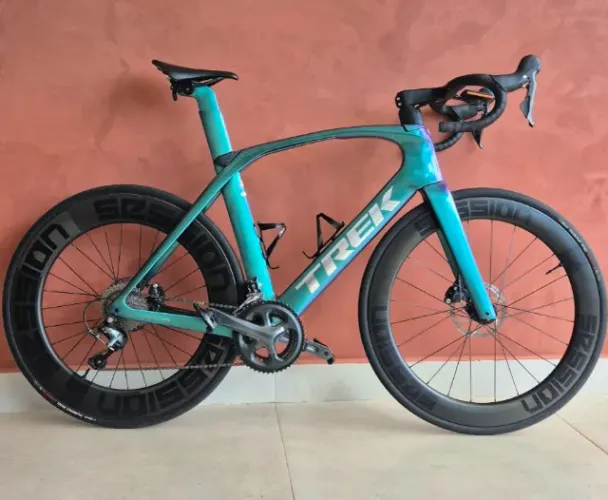 BIke Speed Aero Full Carbon OEM Tam. 56 Rodas Session C60/C85 + Tiagra Hidráulico