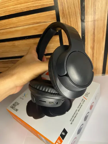 Fone de ouvido Headphone Bluetooth Wireless 760 Noise Free Preto an2