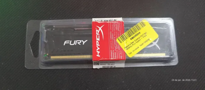 Memória RAM DDR3 de 8GB Kingston Fury
