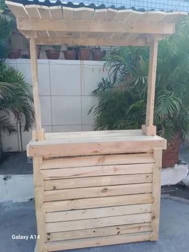 Barraca de pallet desmontável 