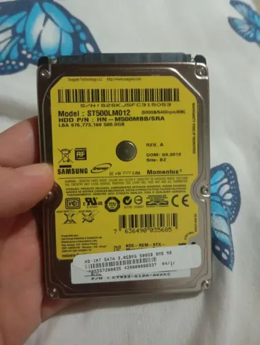 HD sucata Samsung 500gb st500LM012