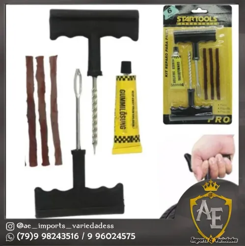 Kit reparo para pneus