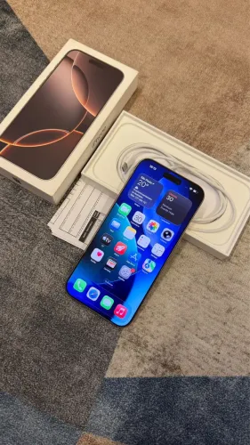 iPhone 16 Pro Max Desert 512gb completo ( ac trocas)