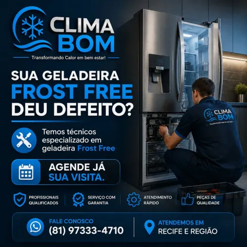 Consertos de geladeira Frost Free 