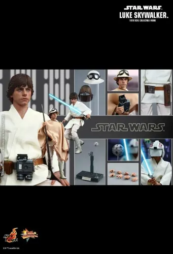 Hot Toys Mms 297 Star Wars Episódio 4 Luke Skywalker Farmer