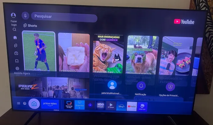 Smart TV SAMSUNG 4K 55 polegadas