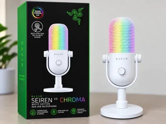 Microfone Razer Seiren V3 Chroma RGB
